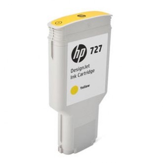 HP F9J78A (727), originálny atrament, žltý, 300 ml