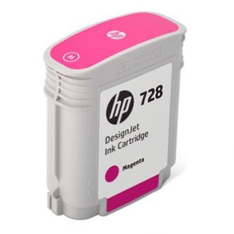 HP F9J62A (728), originálny atrament, purpurový, 40 ml