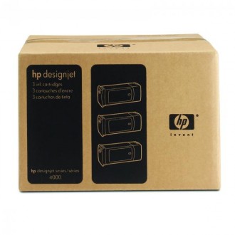 HP C5083A (90), originálny atrament, azúrový, 3 × 400 ml, 3-pack