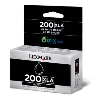 Lexmark 14L0197XLA (#200), originálny atrament, čierny