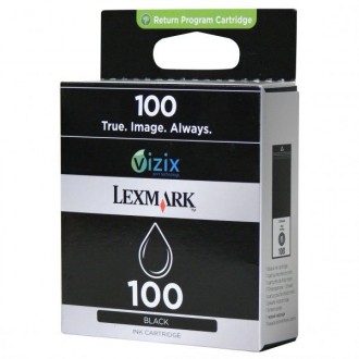 Lexmark 14N0820E (#100), originálny atrament, čierny