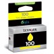 Lexmark 14N0902E (#100), originálny atrament, žltý