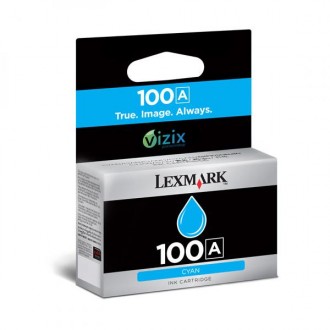 Lexmark 14N0920 (#100A), originálny atrament, azúrový