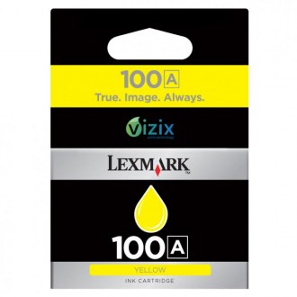 Lexmark 14N0922 (#100A), originálny atrament, žltý