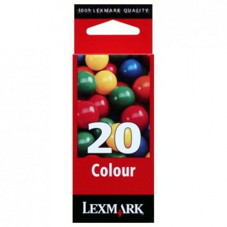 Lexmark 15MX120E (#20), originálny atrament, farebný