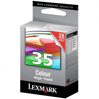 Lexmark 18C0035EXL (#35), originálny atrament, farebný