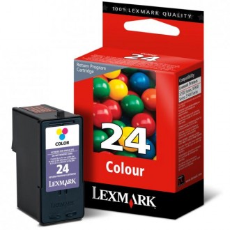 Lexmark 18C1524E (#24), originálny atrament, farebný