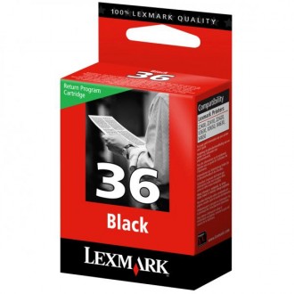 Lexmark 18C2130E (#36), originálny atrament, čierny