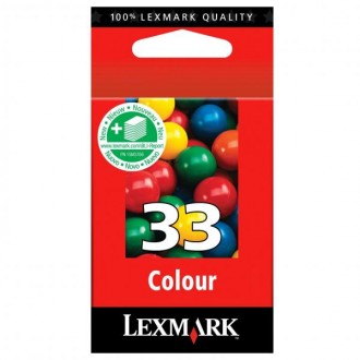 Lexmark 18CX033E (#33), originálny atrament, farebný