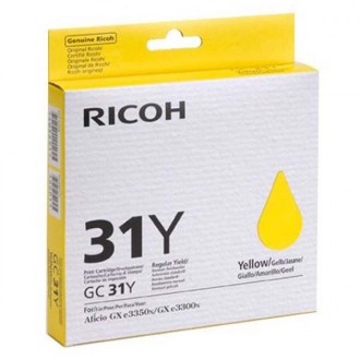 Ricoh GC-31Y (405691), originálny atrament, žltý