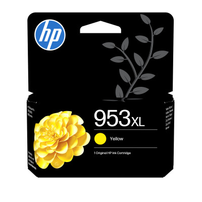HP F6U18AE (953XL), originálny atrament, žltý
