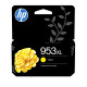 HP F6U18AE (953XL), originálny atrament, žltý
