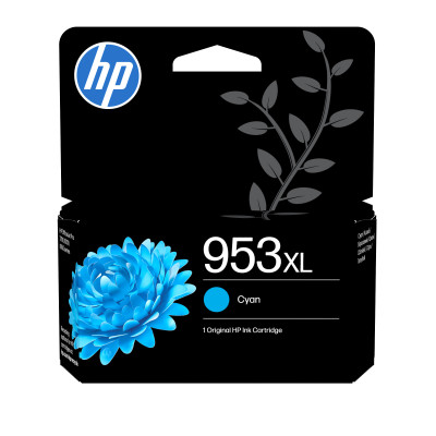 HP F6U16AE (953XL), originálny atrament, azúrový