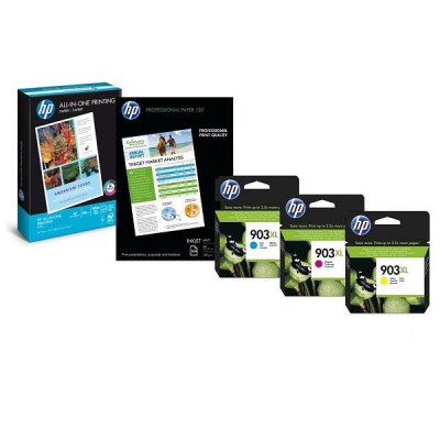 HP 1CC20AE (903XL), originálny atrament, CMY, 3-pack