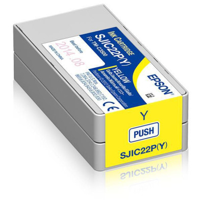 Epson SJIC22P-Y (C33S020604), originálny atrament, žltý, 32,5 ml
