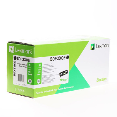 Lexmark 50F2X0E, originálny toner, čierny