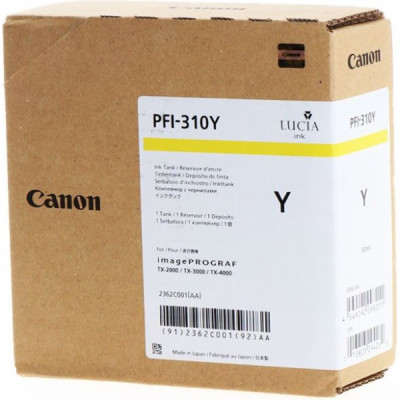 Canon PFI-310Y (2362C001), originálny atrament, žltý, 330 ml