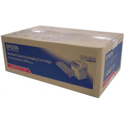 Epson C13S051129, originálny toner, purpurový