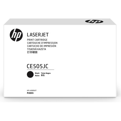 HP CE505JC, originálny toner, čierny, Jumbo