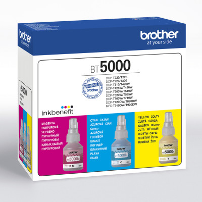 Brother BT-5000CLVAL (BT5000CLVAL), originálny atrament, CMY, 3-pack