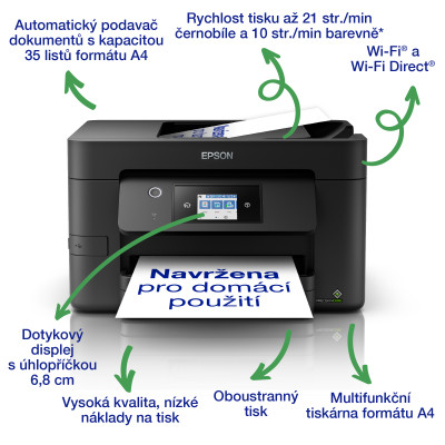 Multifunkčná tlačiareň Epson WorkForce Pro WF-3820DWF (C11CJ07403)