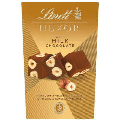 Pralinky Lindt Nuxor - mliečne, s orieškami, 150 g