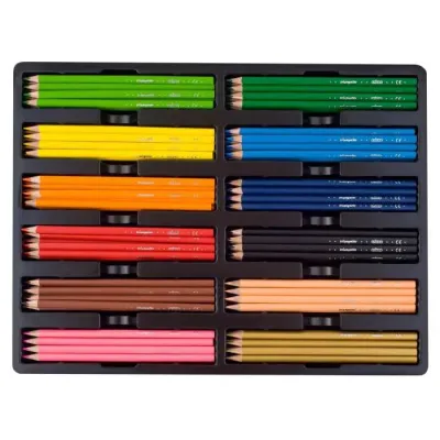 Pastelky Cricco, 12x 12 farieb, 144 pasteliek