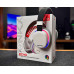 Marvo MONKA ECHO, slúchadlá s mikrofónom, biela, podsvietená, Tri-mode