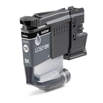 Brother LC-521BK, originálny atrament, čierny