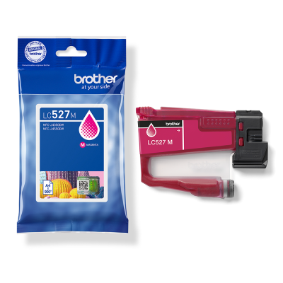 Brother LC-527M, originálny atrament, purpurový