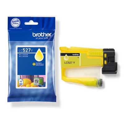 Brother LC-527Y, originálny atrament, žltý
