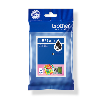 Brother LC-527XLBK, originálny atrament, čierny