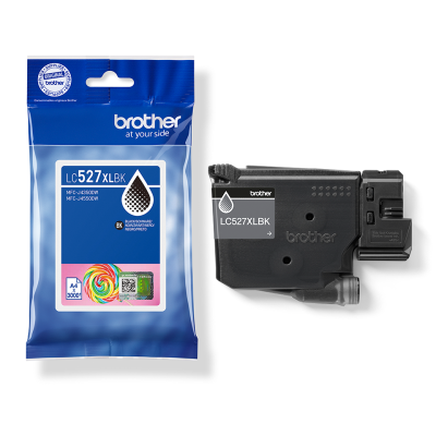 Brother LC-527XLBK, originálny atrament, čierny