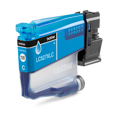 Brother LC-527XLC, originálny atrament, azúrový