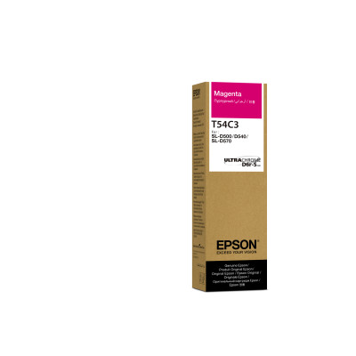 Epson T54C3 (C13T54C320), originálny atrament, purpurový, 70 ml