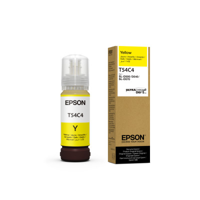 Epson T54C4 (C13T54C420), originálny atrament, žltý, 70 ml