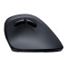 Powerton ERGO SHARK Myš bezdrôtová, čierna, 1600DPI