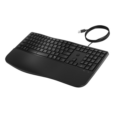 HP 480 Comfort Wired Keyboard – drôtová ergonomická klávesnica CZ/SK