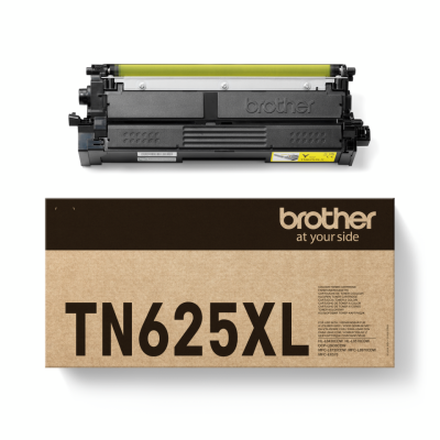 Brother TN-625XLY, originálny toner, žltý