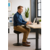 Powerton ERGO BALANC Balančná ergonomická stolička, čierna