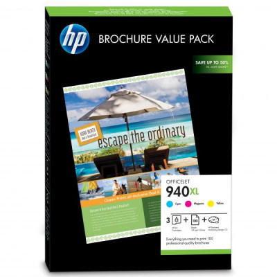 HP CG898AE (940XL), originálny atrament, CMY, 3-pack