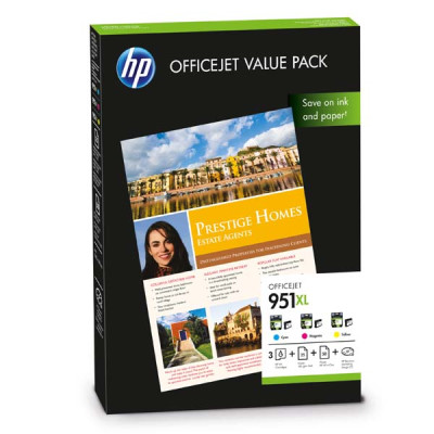 HP CR712AE (951XL), originálny atrament, CMY, 3-pack