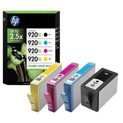 HP C2N92AE (920XL), originálny atrament, CMYK, 4-pack