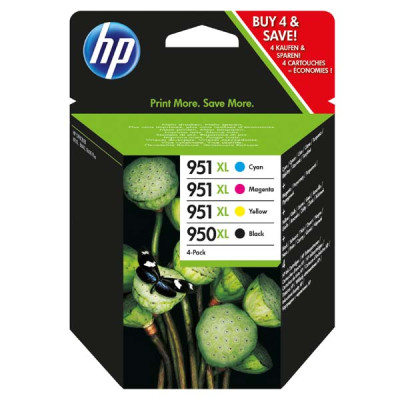 HP C2P43AE (950XL/951XL), originálny atrament, CMYK, 4-pack