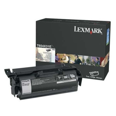 Lexmark T654X31E, originálny toner, čierny