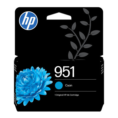 HP CN050AE (951), originálny atrament, azúrový, 8,5 ml