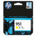 HP CN052AE (951), originálny atrament, žltý, 8 ml