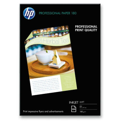 HP Superior Inkjet Paper, biela, 100, ks oboustranný tisk, Q6592A, pro tonerové tiskárny, 210x297mm (A4), A4, 180 g/m2