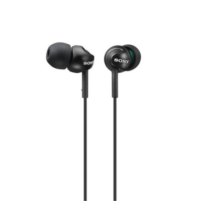 SONY MDR-EX110LP, čierne slúchadlá