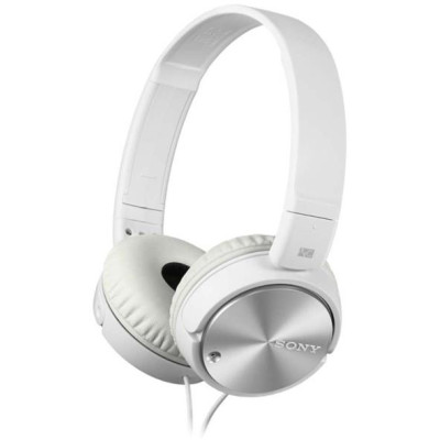 SONY MDR-ZX110NA, biele slúchadlá